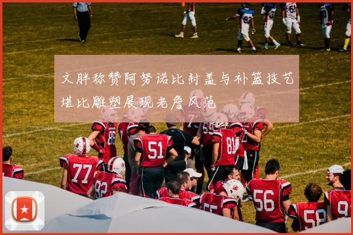 文胖称赞阿努诺比封盖与补篮技艺堪比雕塑展现老詹风范